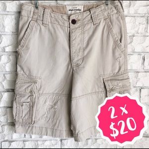 (2x$20) ➰Abercrombie Kids Cargo Shorts-Size 16➰